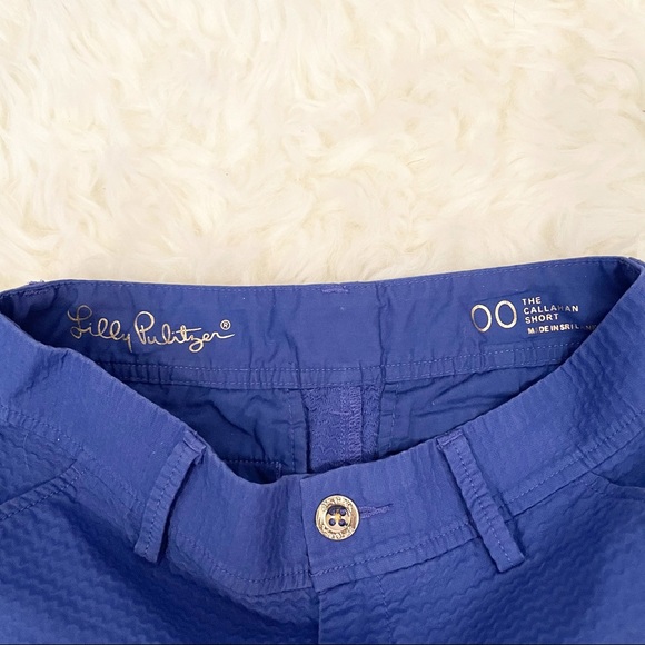 Lilly Pulitzer Callahan Bomber Blue shorts - Picture 5 of 7